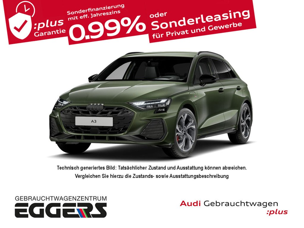 Audi - A3 Sportback 45 TFSIe *S-line*Matrix*AHK*HuD*_1